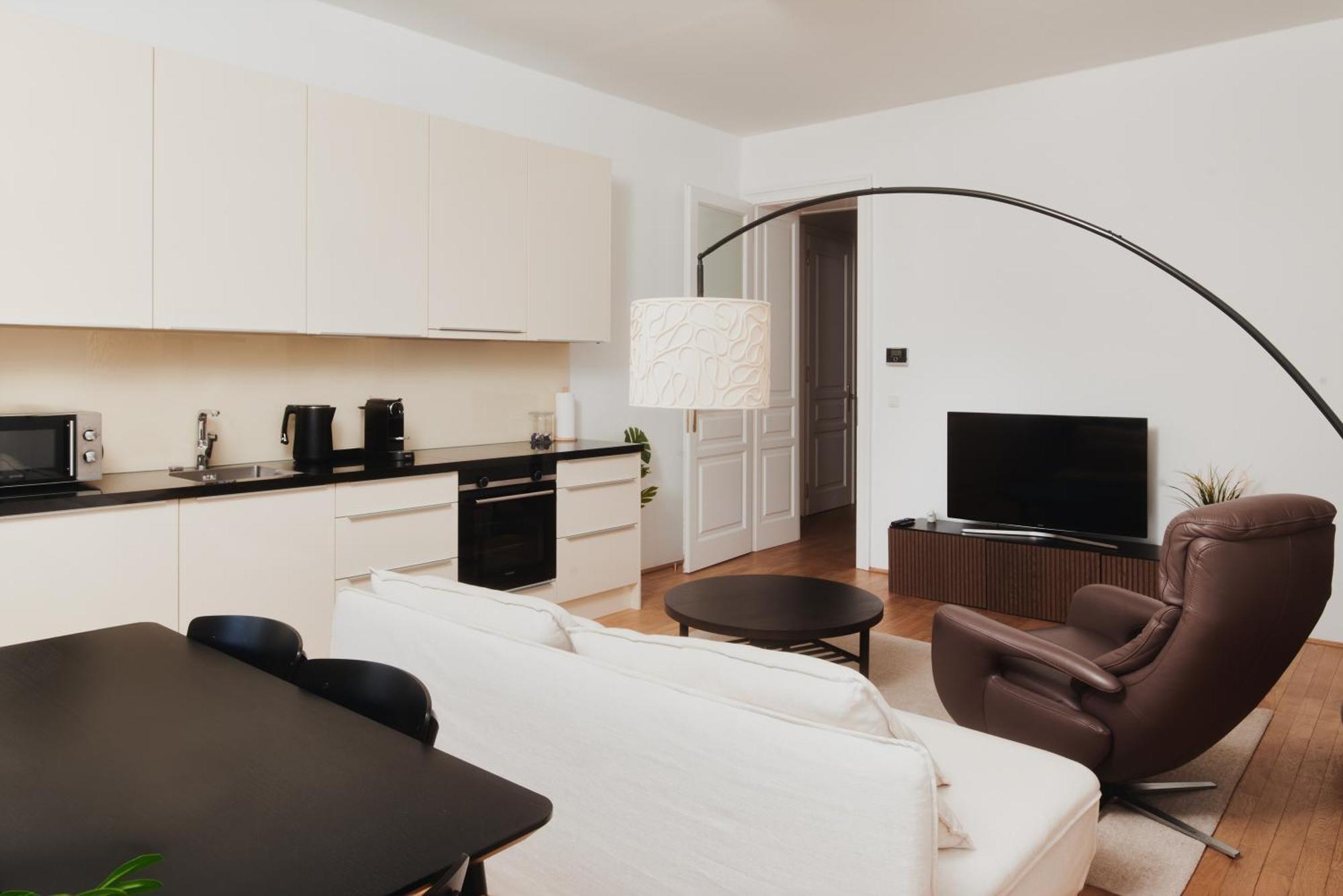 Stylish Designer Apartment At The Center Of Vienna Naschmarkt Luaran gambar
